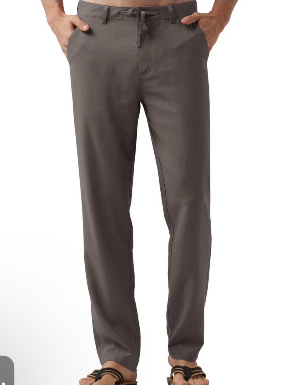 Willit Linen Blend Drawstring Pants 33x29